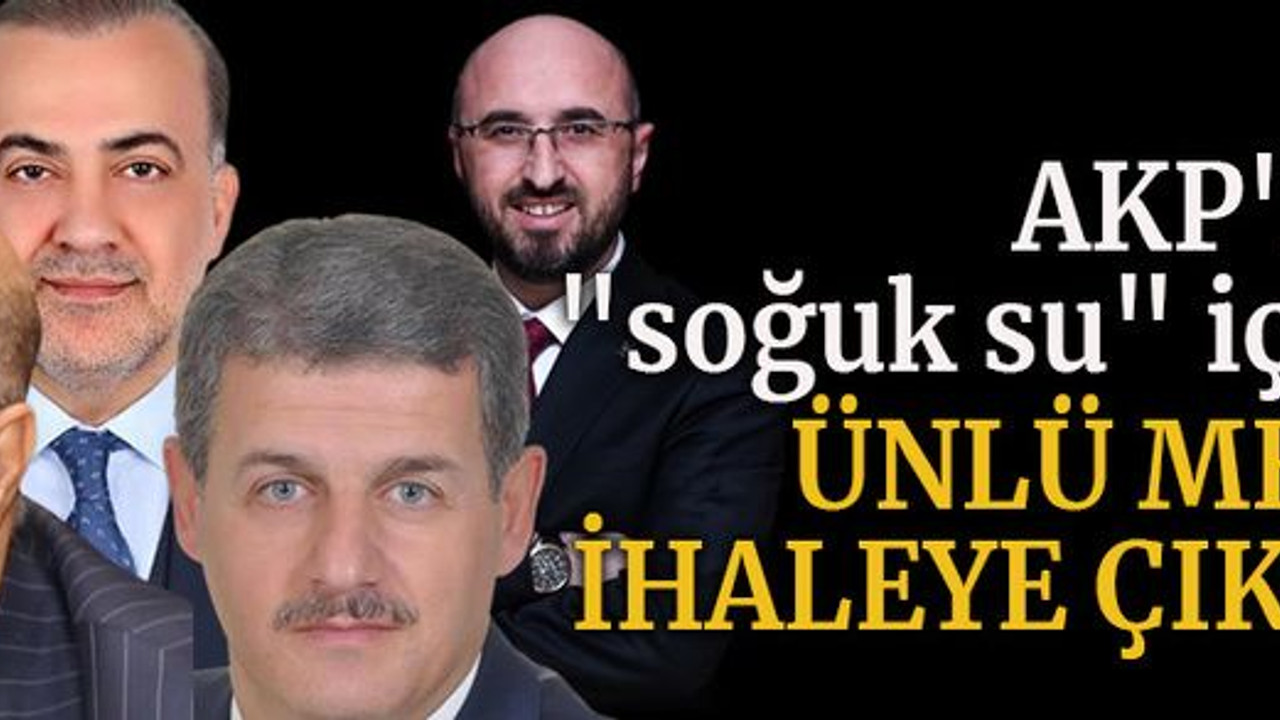 AKP'lilere "soğuk su" içirten ünlü mekân ihaleye çıkıyor